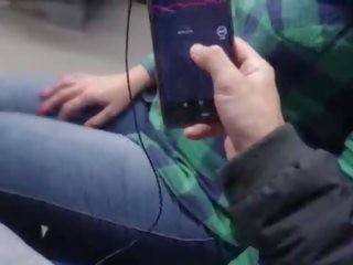 Remote 控制 我的 性高潮 在 该 火车