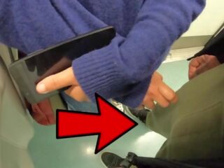 Unknown woman touch my prick in subway