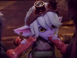Tristana 拉伸 由 怪物 公雞